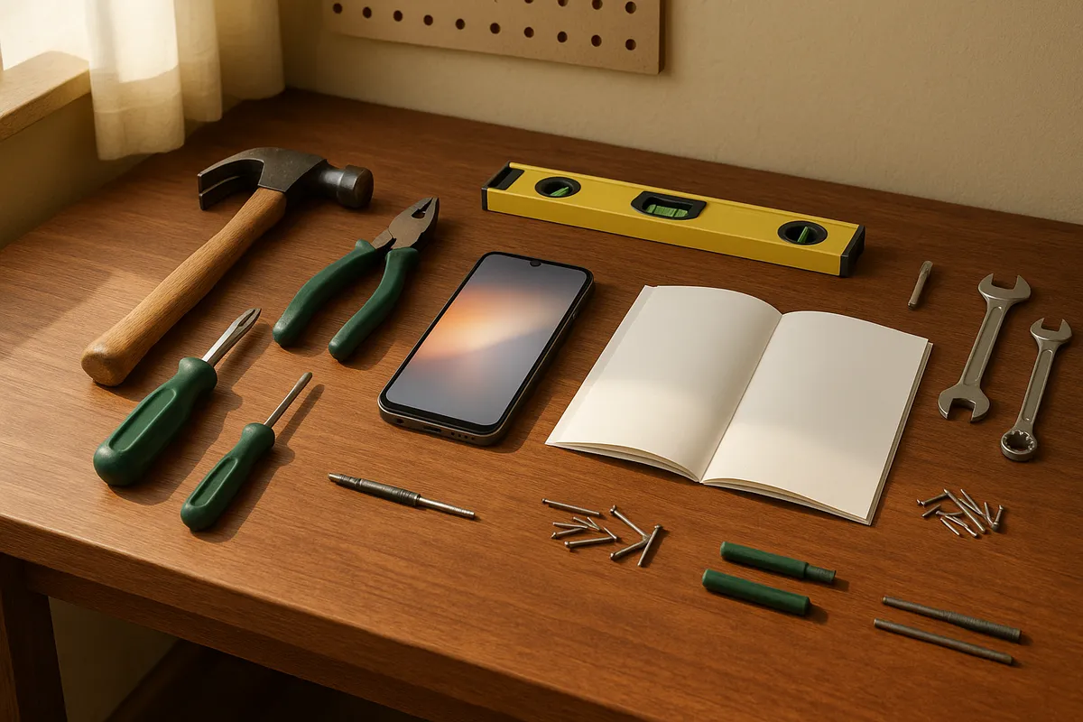 Indépendant découvrant son premier assistant IA sur smartphone en 30 minutes